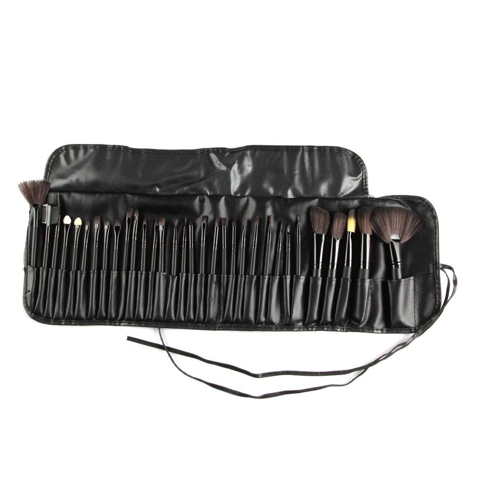 

32 шт., профессиональные кисти для макияжа, набор косметических кистей, набор инструментов, пудра, кисти для тонального крема для бровей и губ Black