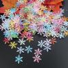 Christmas Decorative Snowflake Chip Wedding Party Artificial Snow Xmas Tree Ornaments Deco Winter Snowflake For Christmas Party