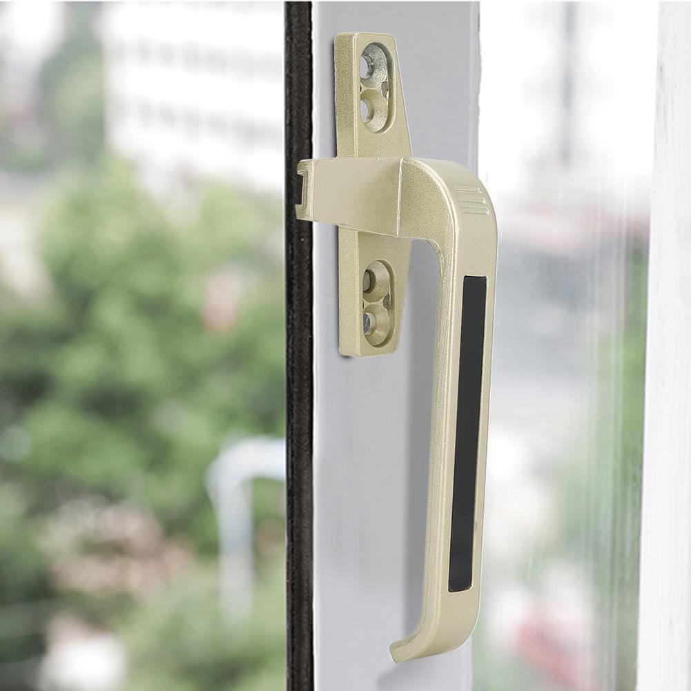 

Window Handle Push Window Lock Handle for Aluminum Alloy Flat Opening Window Champagne ColorRight Handle
