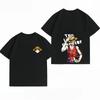 Abbigliamento Unisex Nuovo Cotone Traspirante T-shirt Estiva Pezzo Unico Stampa Fronte/Retro Luffy Streetwear Casual T-shirt Unisex