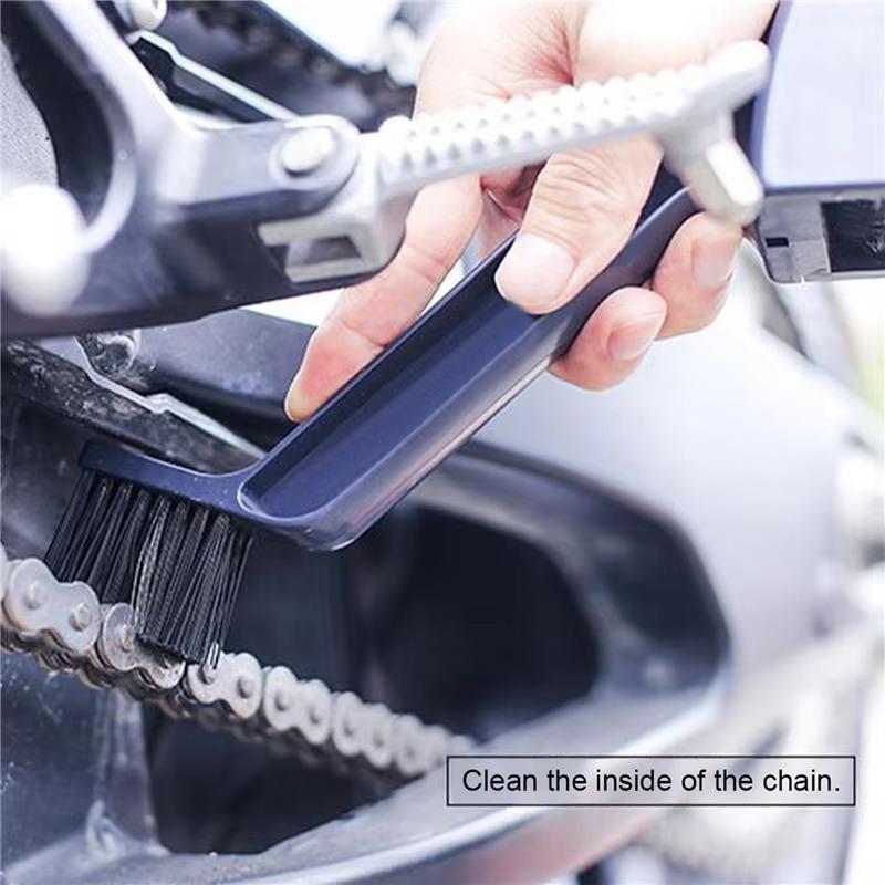 Universal Gear Chain Cleaner Brush Bicycle Motorcycle Care Cleaning Tool for Cycling Enthusiasts Bike Repair Maintenance