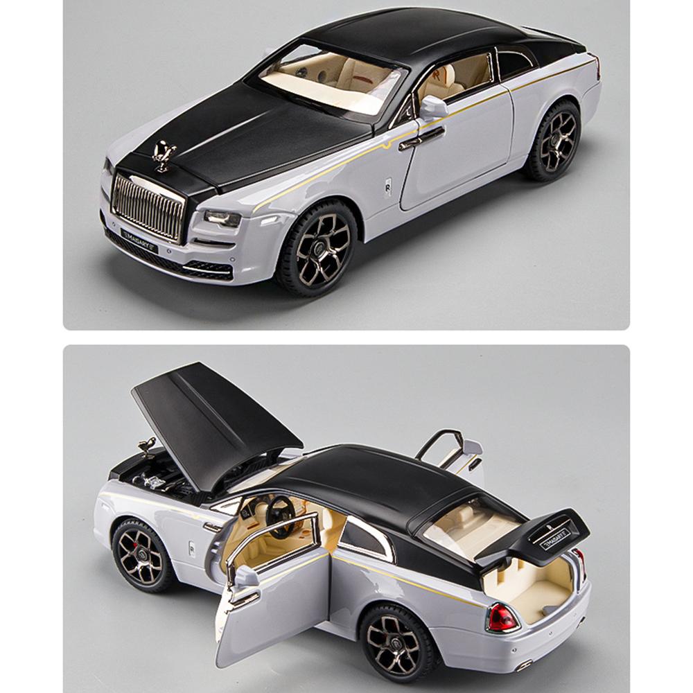 Model auta Wraith v měřítku 1/22, stahovací autíčko se zvukem a světlem pro děti Batole Kluci Dívčí Dárková kolekce
