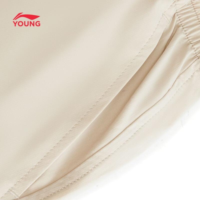Li-Ning Kids' Straight Loose Cargo Seven-Point Pants