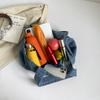 Retro denim bag women's large-capacity lightweight literary handbag tote bag student class messenger bag