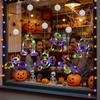 Waterproof Halloween Suction Lights Battery-operated LED Glass Pendant Window Silhouette Lamp  Shop