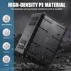 PE Plastic Handheld Microphones Toolbox Waterproof Safety Protection Case Shock Resistant for Stage Lighting Control Equipment
