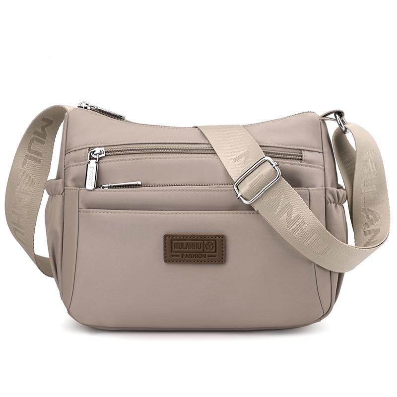 Shoulder Bag Women's Nylon Bag Middle-Aged Mother's Bag Multi-Compartment Wallet