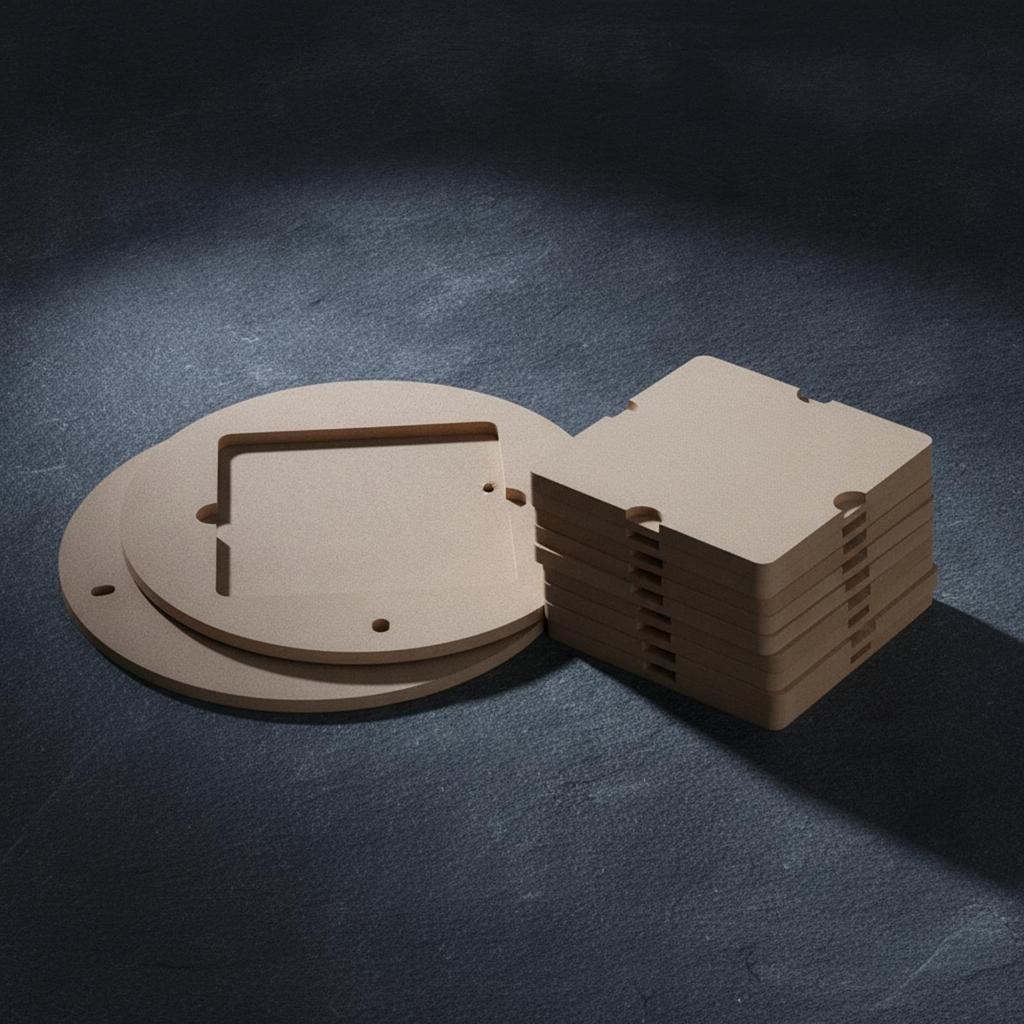 10 Pieces Pottery Wheel Absorbent Board Stable Round Clay Support Mat Universal
