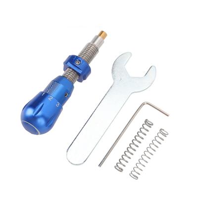 Archery Side Cushion Aluminum Alloy Flight Path Correction Arrow Cushion Plunger for Recurve Bow Blue