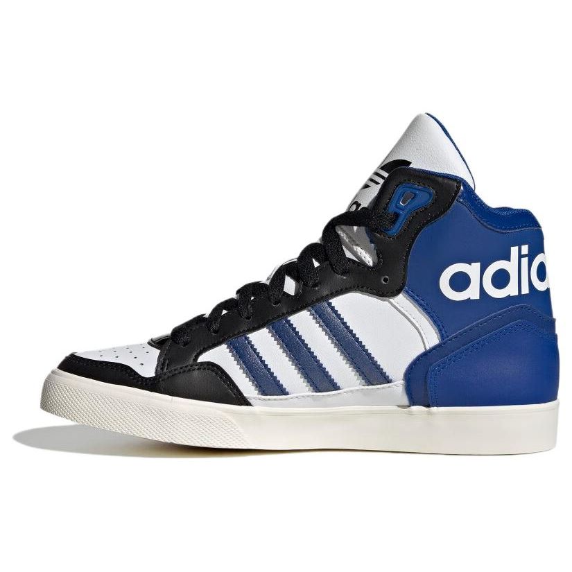 Adidas Originals Extaball Up Versatile Waterproof High-Top Skate Shoes Unisex Sneakers Blue ID1133