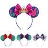 Blingy Minnie Mouse Headbands With Sparkling Glitter For Girls