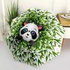 1pc Panda Bamboo Automatic Open/Close Umbrella Compact Folding Umbrella, All-Season Portable Umbrella for Women/Men F1124163