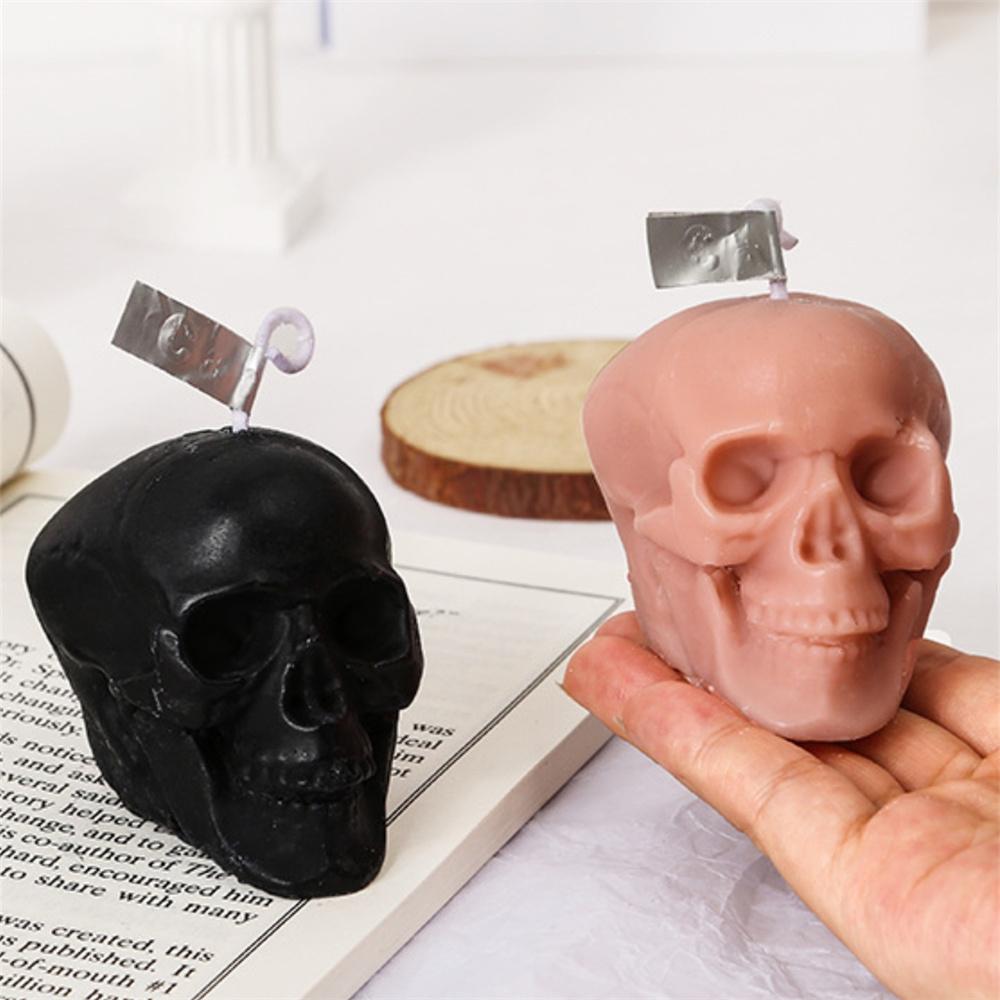 Creative Halloween Decorative Candle Atmosphere Scented Candles Skeleton Gothic Aromatic Decor for Home Party Holiday Gifts