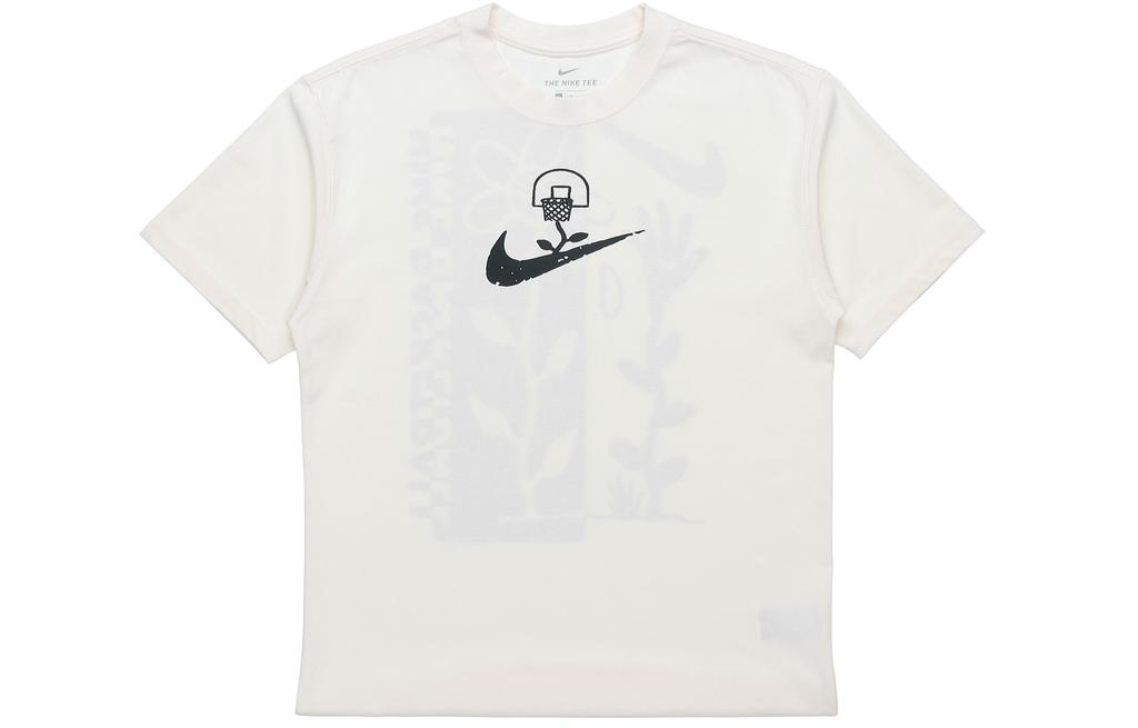 Nike SS21 T Shirt Asia Version Men's Ecru DC1284-910