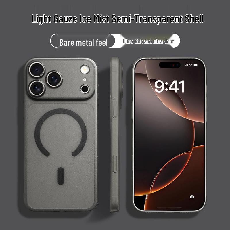 

In Stock: 17ari Frosted Ultra-Thin Transparent Magnetic Case for Glass 17 Pro Max - Does Not Yellow. 13 Pro Max