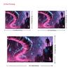 2D Sci-Fi Futuristic Pink Neon Backdrop for Photo Studio
