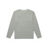 Vans X Sandy Liang Color-Block Striped Crew Neck Long Sleeve T-Shirt Men Tops Oatmeal-Grey VN0A7SDSYT4