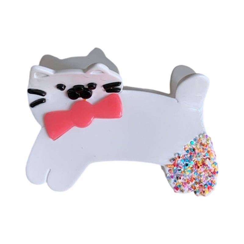 

Unique Kitten Shaped Large Hair Claw Clip Hair Jaw Clip Kitten Hair Catch Barrettes Hair Adornment Hair Ornaments