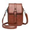 Geöltes Leder Retro Crossbody Handytasche für Damen
