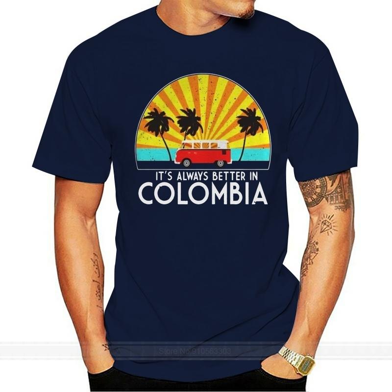 t shirt Fashion men tshirt  Colombia Souvenir TShirt  Colombia Gift TShirt fashion tshirt men cotton brand teeshirt S