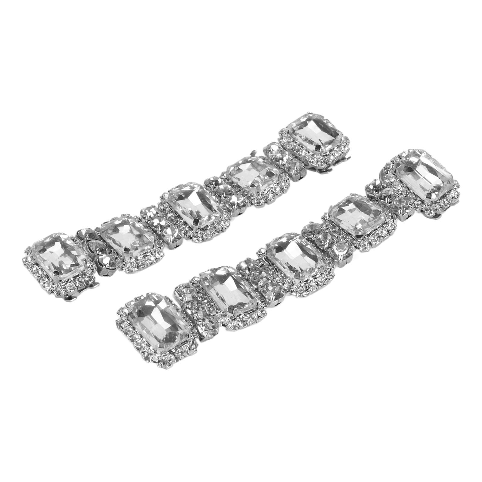 

2 шт. Стразы Туфли Пряжка Модные Сверкающие Декоративные Съемные Украшения Для Туфлей Кристаллов