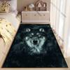 Wolf strength presence and mystery carpet Yoga living room room decor children's crawling mat doormat area rug games mat