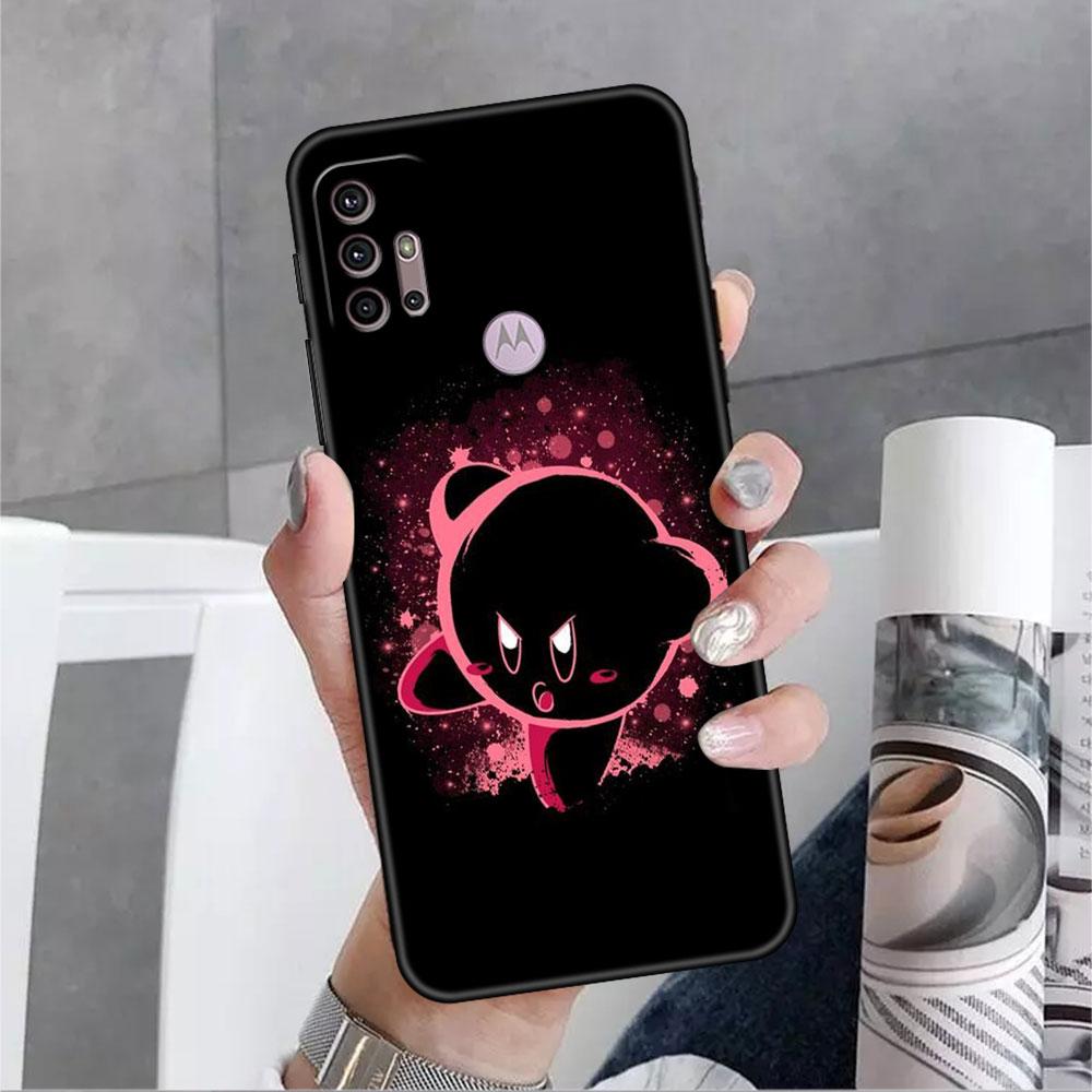 Coque Anime Pokemon Japon pour Motorola G30 G60 G22 G9 Play G82 G52 G8 G9 G50 One Fusion Edge 20 Noir Soft Phone Capas Silicone