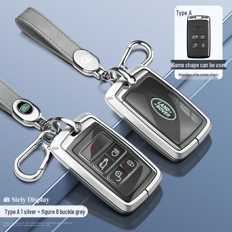 Land Rover Schlüsselhülle: Aluminiumgehäuse für Range Rover Sport, Velar, Evoque, Discovery, Freelander.