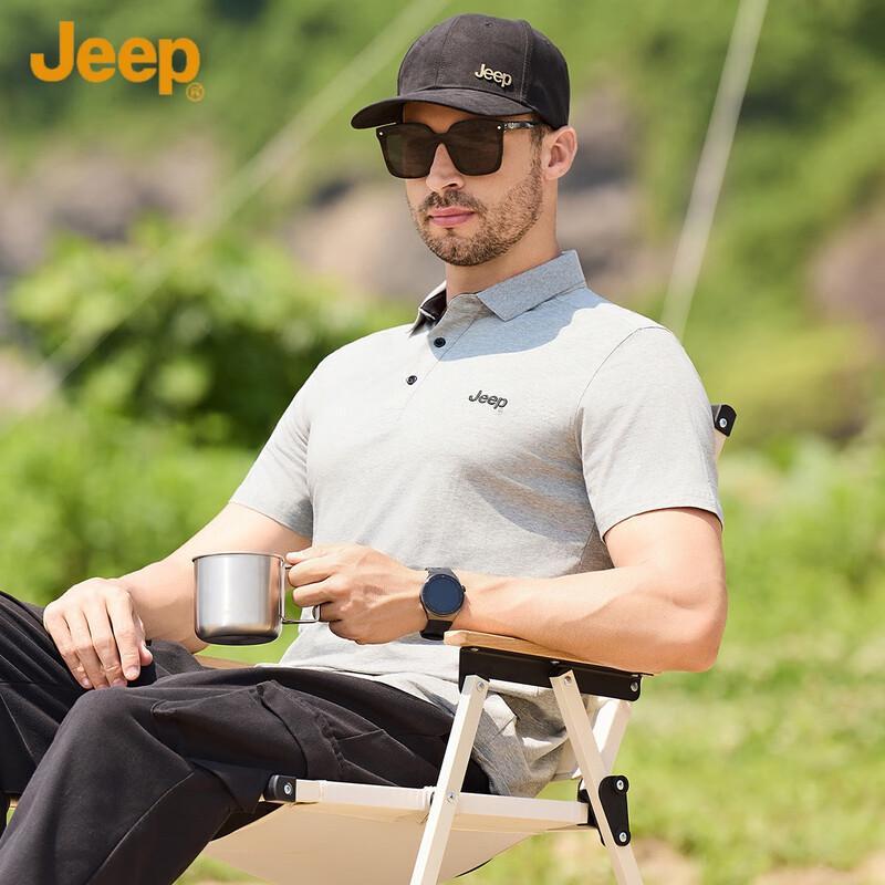 JEEP Men s Summer Cotton Polo Shirt XL