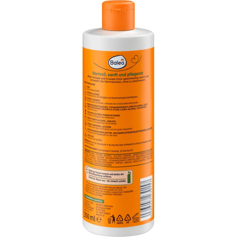 Deutschland DM Balea Balea Natural Beauty Curl Conditioner 350ml