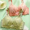 Adjustable Underwear for Women's Gathering Anti Sagging Summer Bra Thin Full Cup Plus Size Bra