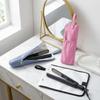 Heat-Resistant Curling Iron Bag Hanging Anti-scalding Straightener Storage Pouch Waterproof with Zipper Hair Curling Holder