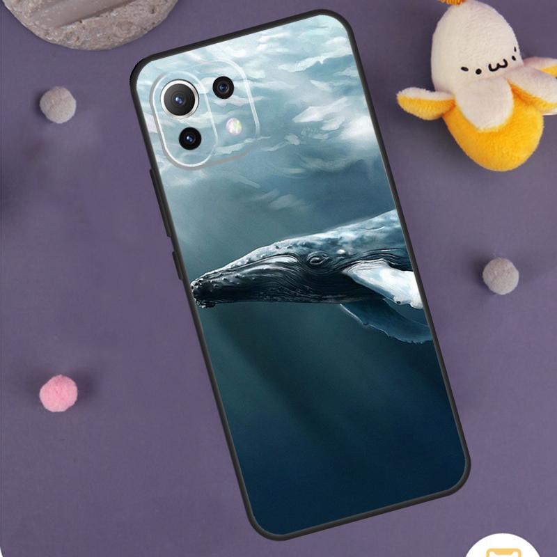Ocean Whale Shark Swimming Case For POCO X3 X5 X6 M6 Pro F6 F3 F5 M5s Xiaomi 14 13 Ultra 12 Lite 11T 12T 13T Pro Cover