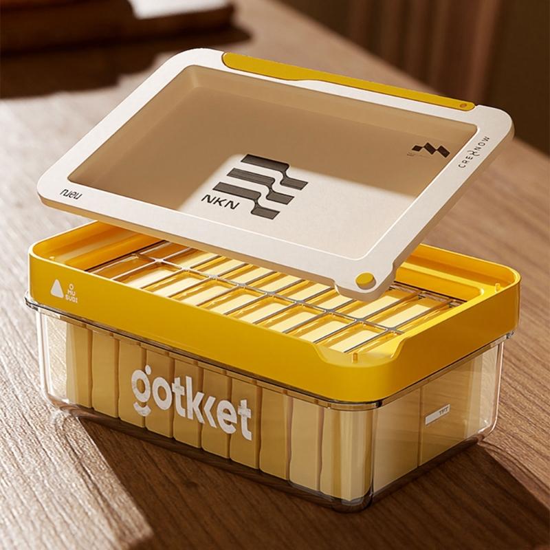 Efficient Butter Slicer and Storage Solution Dishwasher Safe Airtight Box for Countertop and Refrigerator