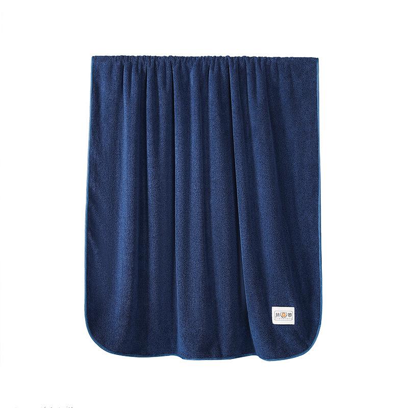 Bamboo Charcoal Quick-Dry Bath Towel - Large, Thick, Soft, Absorbent, No-Shed, Plain Color Wrap