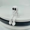 PLA 3D Printed Ghost Ornament Mini Ghost Statue Cute Ghost Fidget Toys  Home Decor