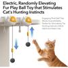 Multi Mode Adjustable New Interactive Cat Toys Electric Cat Balls Pet Toys Can Be Raised Lowered Hair Balls Cat Toys HD