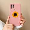 Für Samsung M22 M32 Hülle Bemalte Blumen Upgrade Flüssigsilikon Linsenschutz Handy Rückseite Für Galaxy M 32 M 22 Fundas