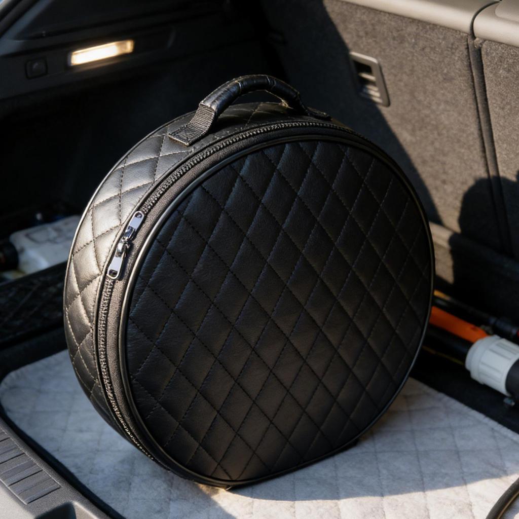 Storage Bag, Electric Vehicle Charging , PU Leather, Organizer