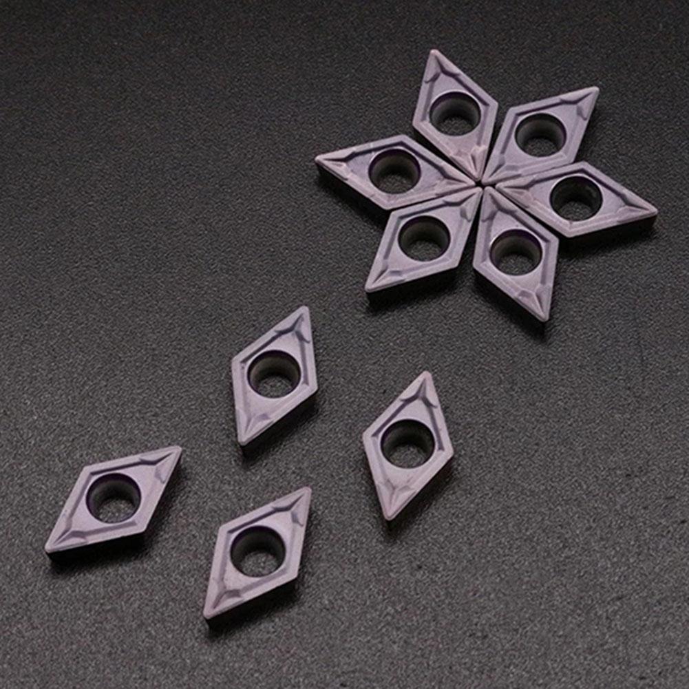 10 Stück Hartmetall-Wendeplatten Schneidwerkzeug DCMT11T308-MP