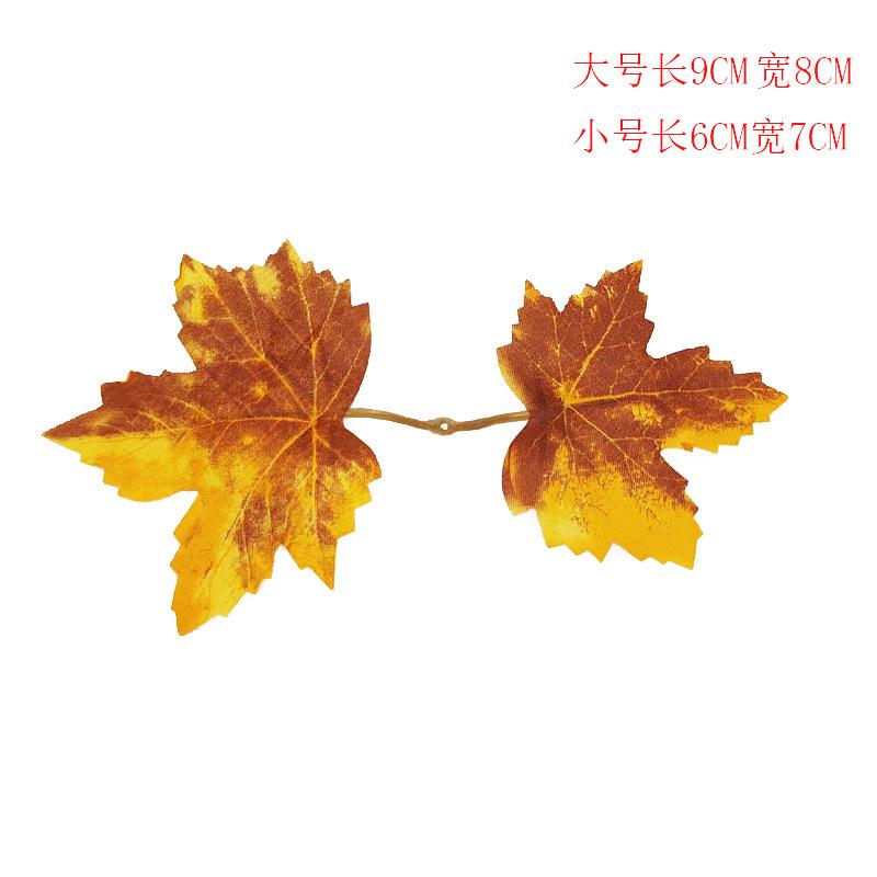 Artificial Maple Grape Vine Leaves, Halloween Harvest Decor Garland,Fall Thanksgiving Party Home Hanging Decor, 4.9FT