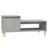 821128 vidaXL Coffee Table Concrete Grey 100x50x45 Cm Engineered Wood