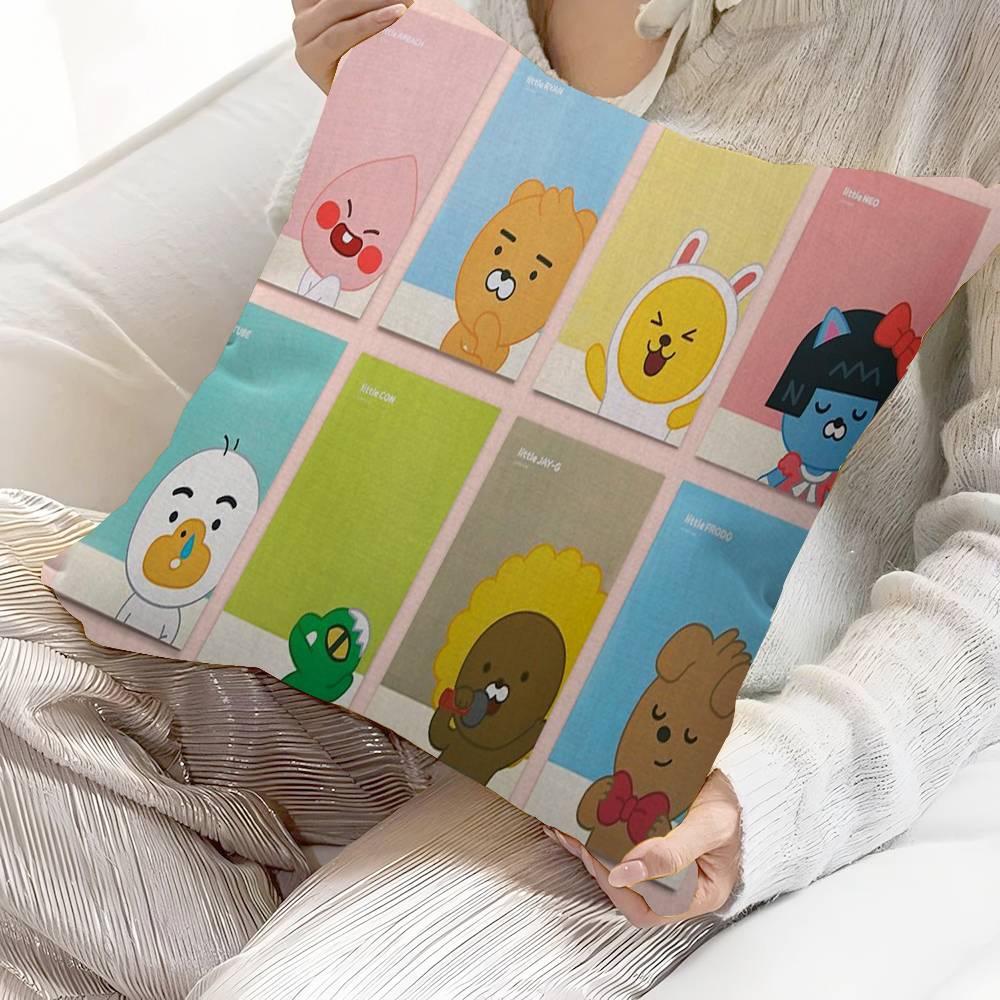 K-KAKAOS FRIENDS Pillowcases Home Bedding Decorative Pillow Cover Wedding Super Soft Pillow Case