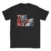 Fashion The Stone Roses Logo 1-6 T-Shirt Men O Neck 100% Cotton T Shirt English Rock Band Short Sleeve Tee Shirt Adult Clothes