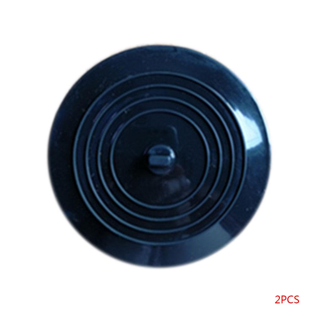 

2 Pcs Diameter 15CM Tub Stopper Food Grade Silicone Solid Color Large Round Flat Sink Plug Covers