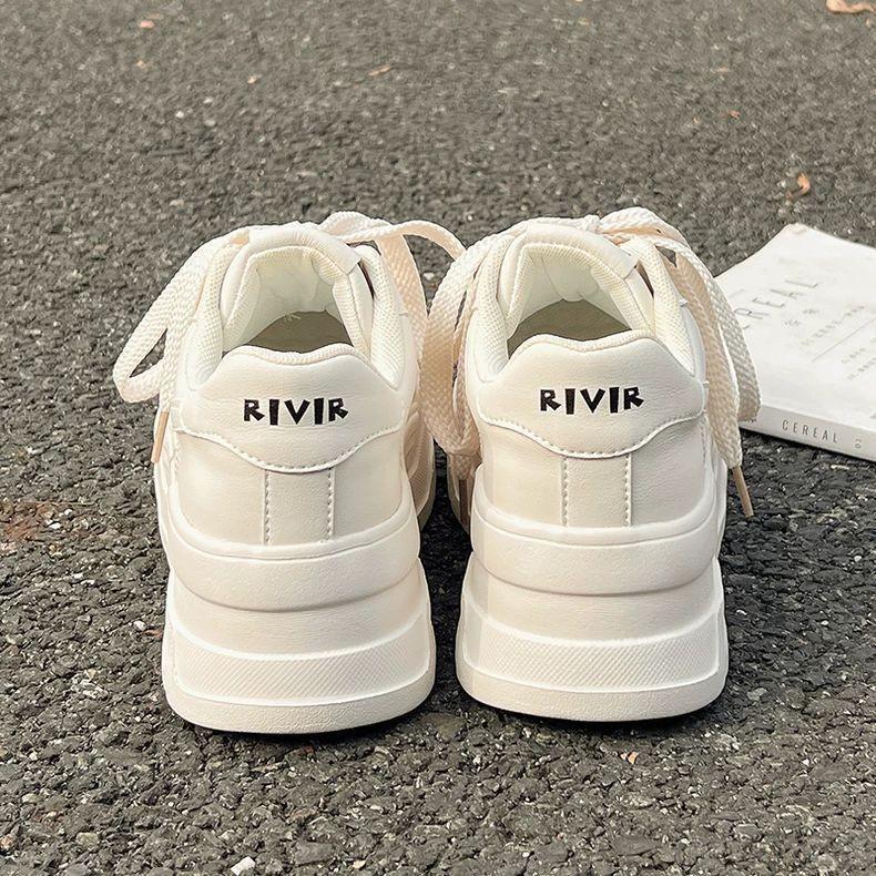 Suola alta con rialzo 22 nuove scarpe in tela primavera e autunno scarpe latte fufu scarpe sportive e per il tempo libero scarpe da ginnastica