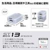 JEJ Astage Storage Box, Made in Japan, ST Box #13, Stackable, Clear, Disaster Prevention [Width 29.5 x Depth 44 x Height 16cm]