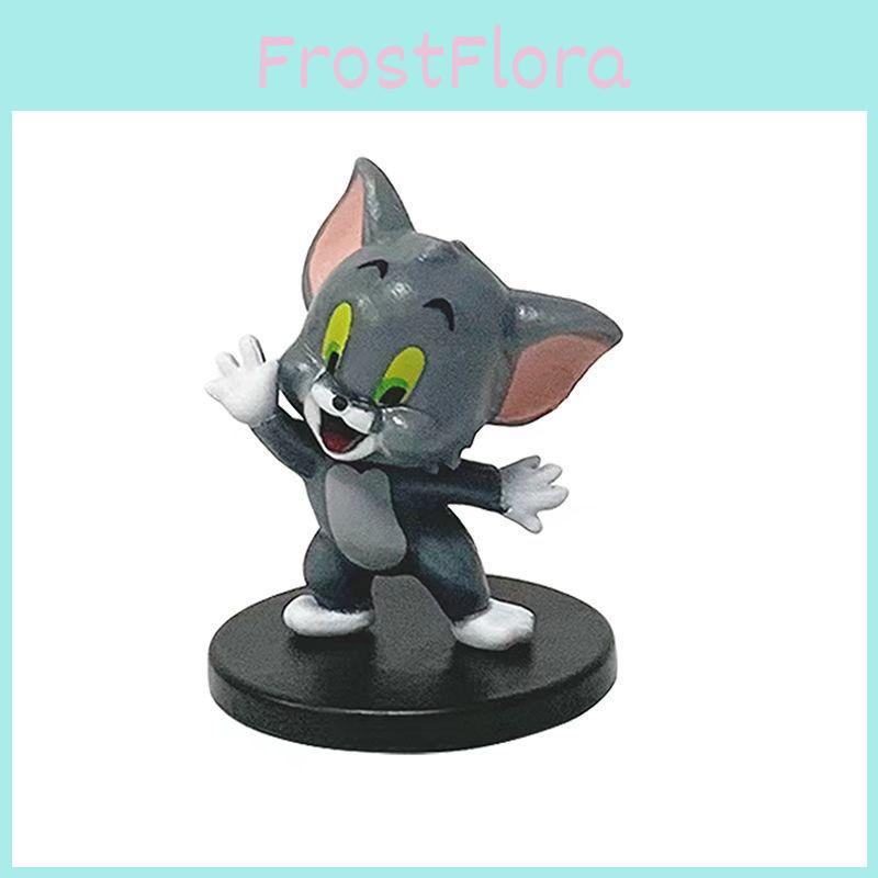Sada PVC sběratelských figurek Tom a Jerry s roztomilými postavami kočky a myši pro dekoraci auta a jako dárky