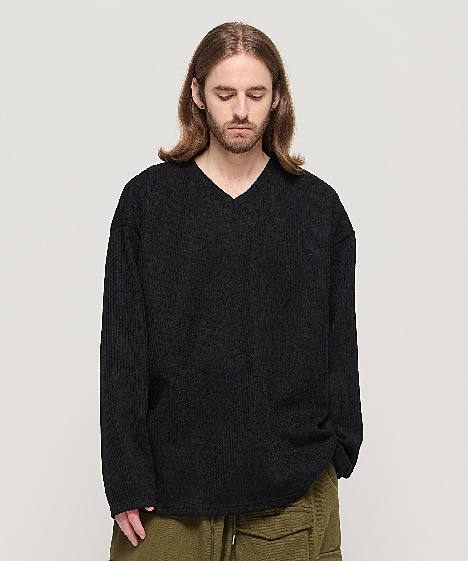 Cargo Bros Cb V-Neck Over-The-Knit (Black) Free