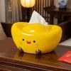 Ceramic Ceramic Tissue Box Reusable Napkin Storage Case Modern Paper Towel Holder  Home Decoration